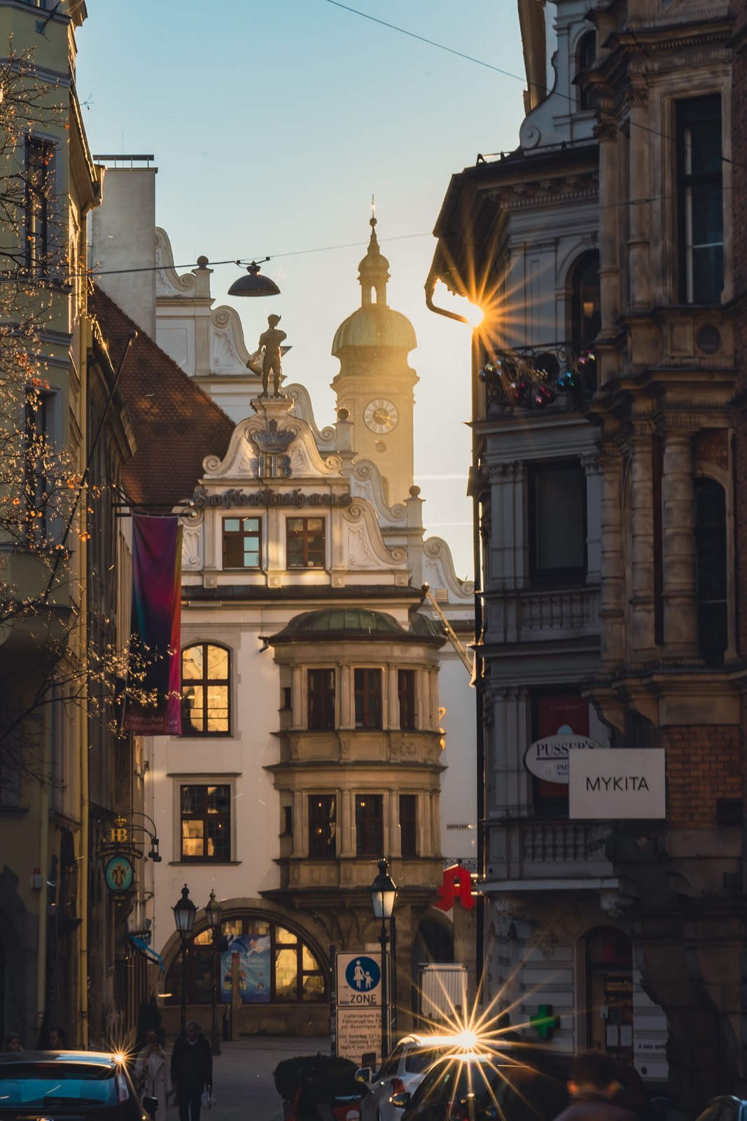 Munich old town street