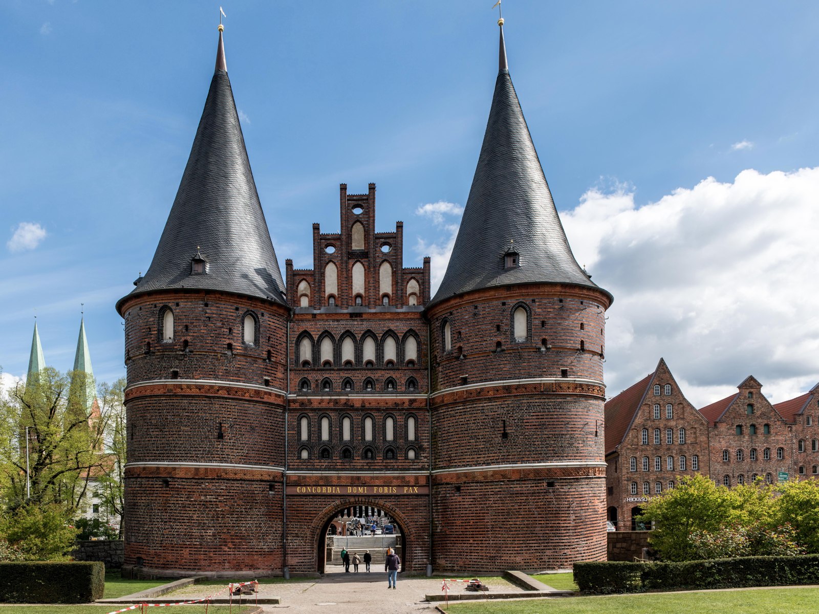 Holsten Gate in Luebeck