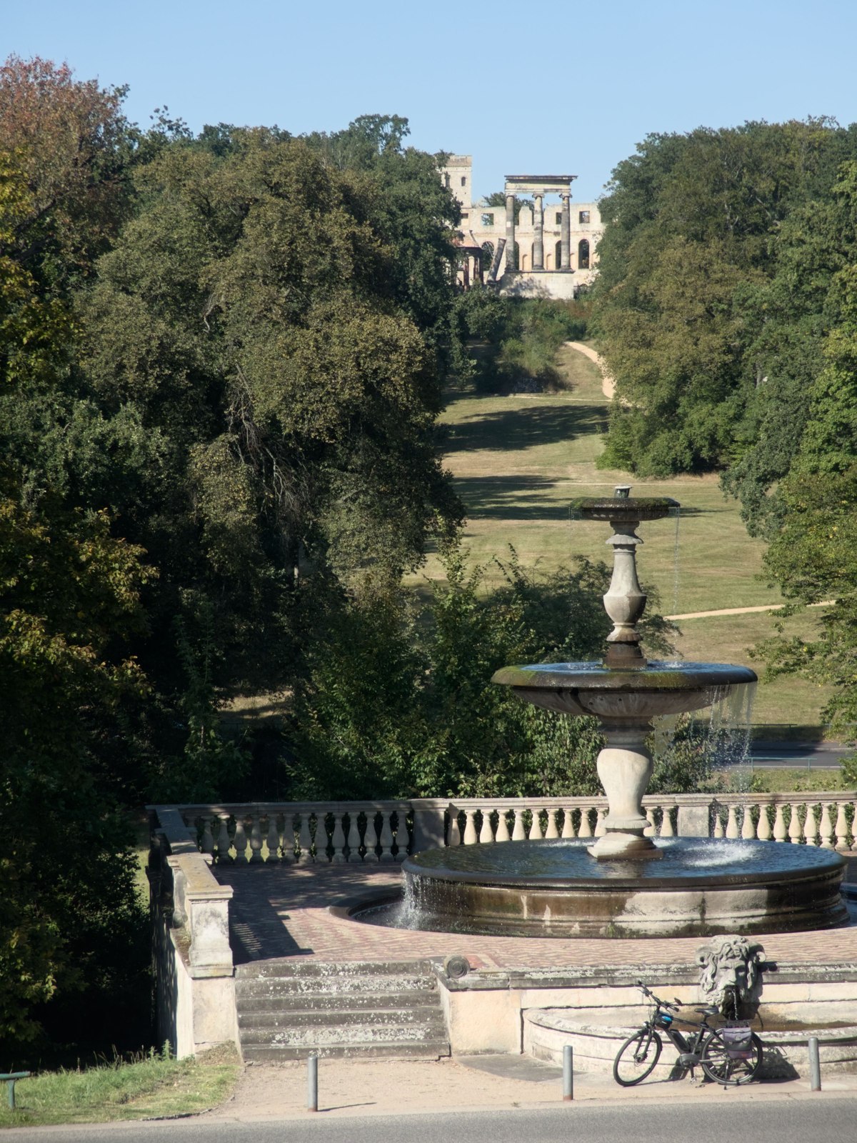 Sanssouci Palace garden in Potsdam