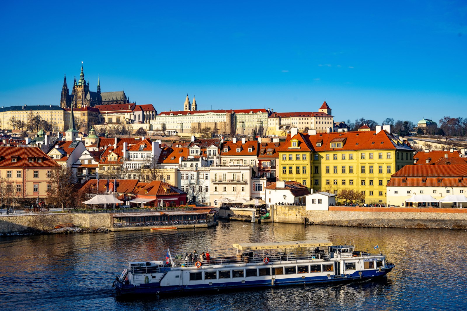 Prague and the Vltava river