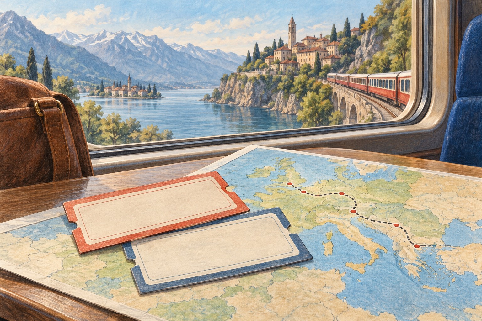 Separate tickets for a cross-border rail journey