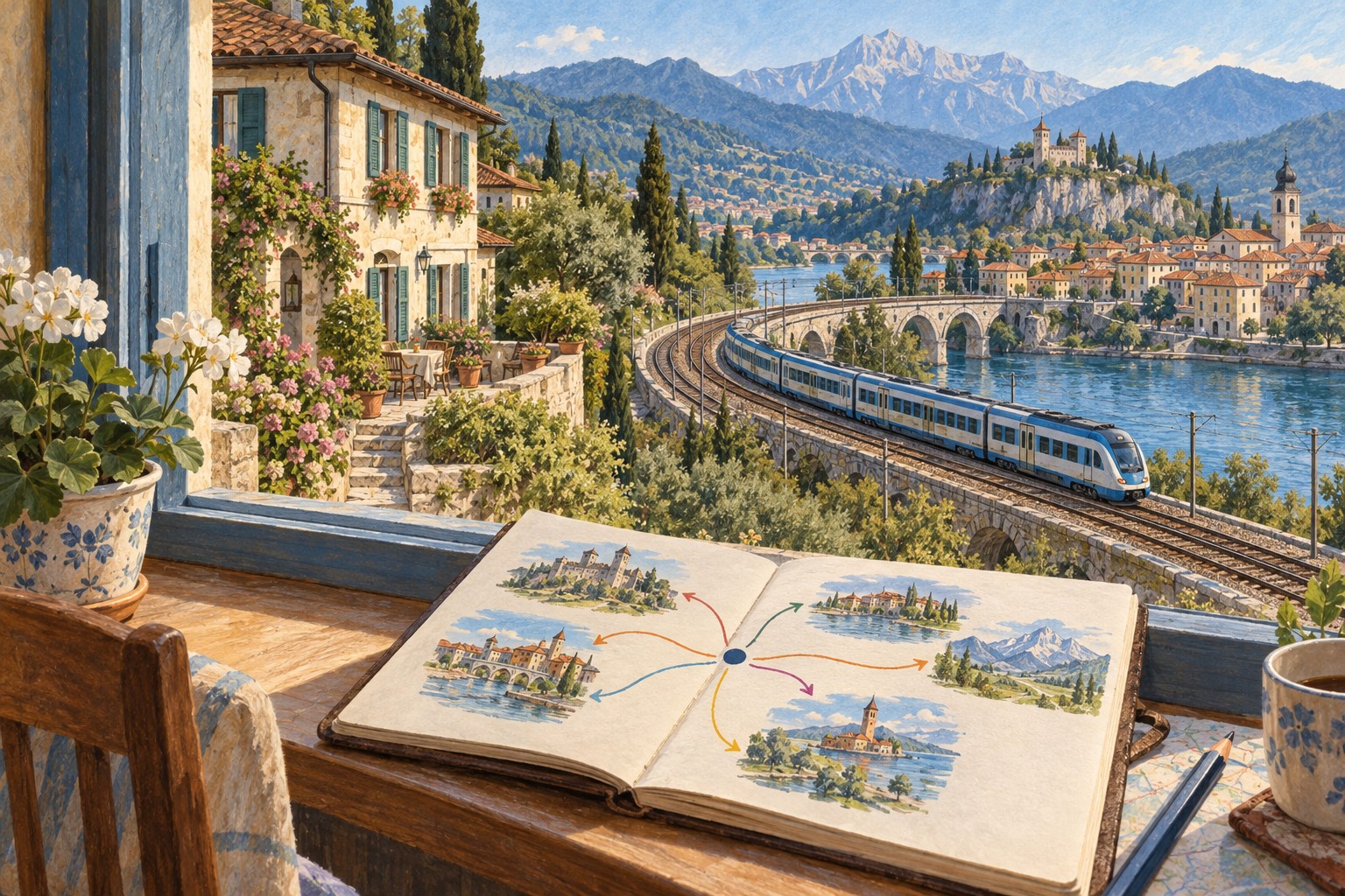Day trips from one accommodation base