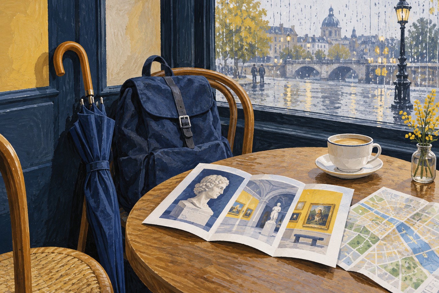 Illustration: An alternative indoor visit for a rainy outing